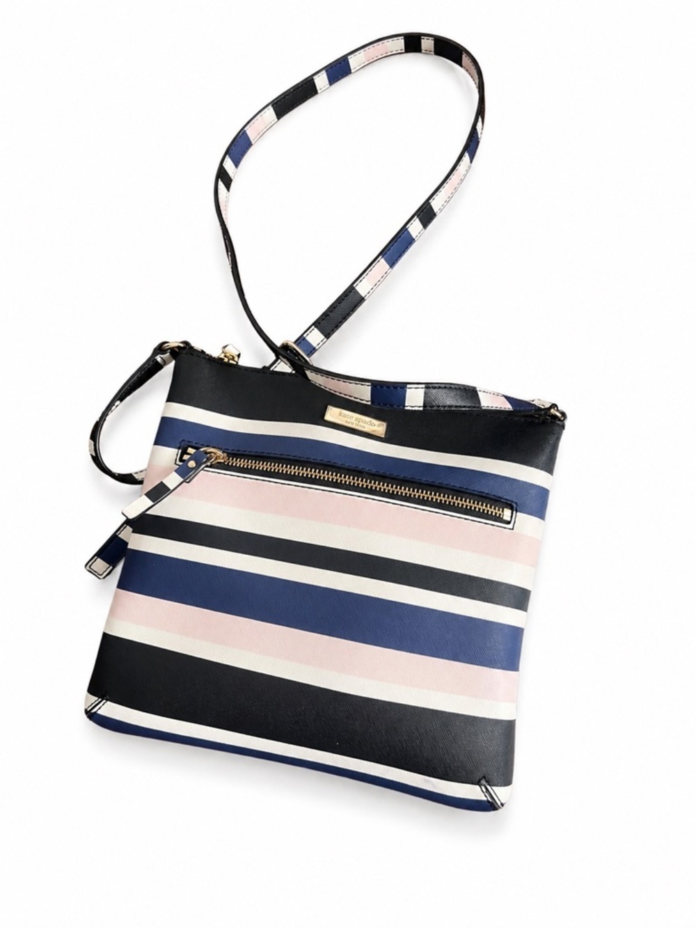 Kate Spade Crossbody Bag – Chic Striped Design
